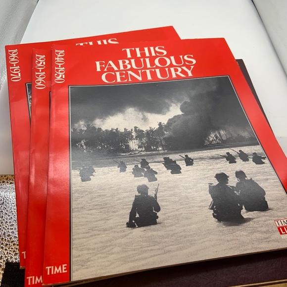 Vintage TIME This Fabulous Century 1920-70 Book Set and Holder - Picture 6 of 13